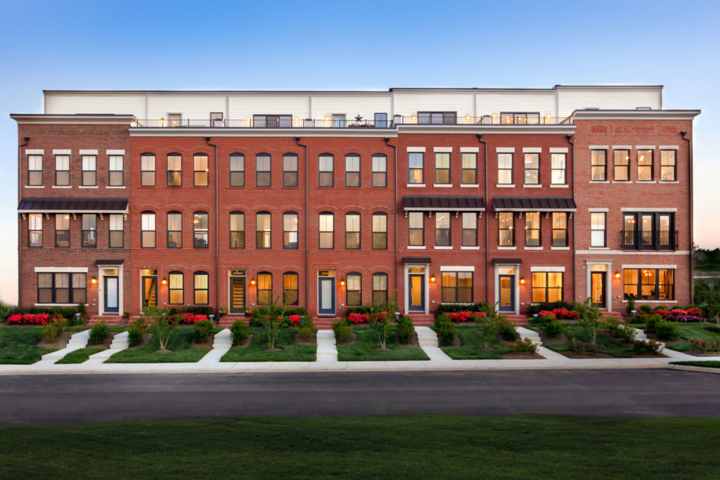 Townhomes For Sale Ashburn VA Brambleton Town Center by Knutson The