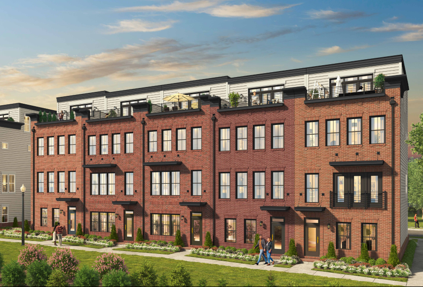 Townhomes For Sale Ashburn VA Brambleton Town Center by Knutson The